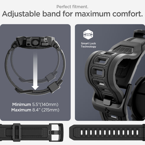 כיסוי ורצועה Pixel Watch 3 (45 מ"מ) מבית Spigen Rugged Armor Pro